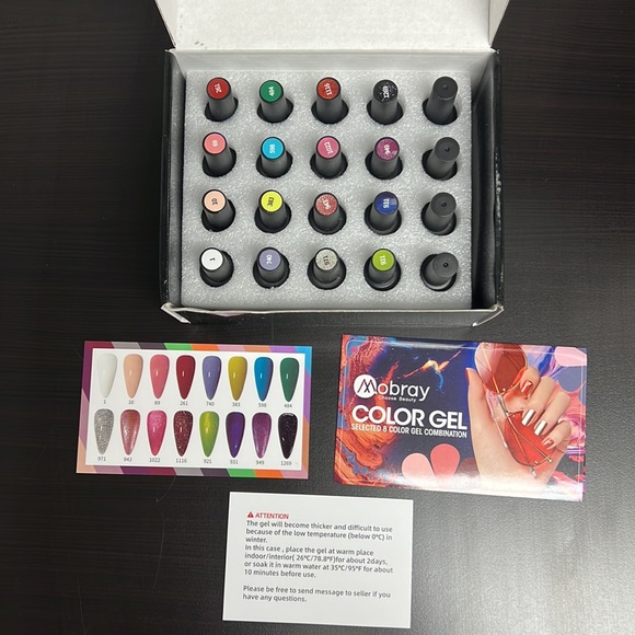 Mobray Gel Nail Polish Set - 20 piece Set - 16 different colors - Picture 5 of 8